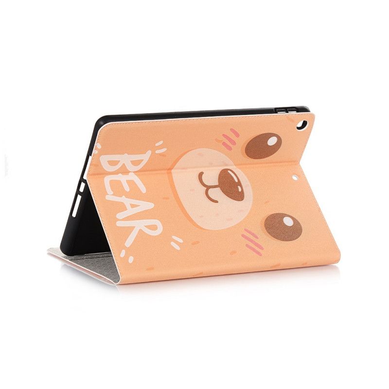 Etui iPad 10.2" (2019) (2020) Oransje Bjørn