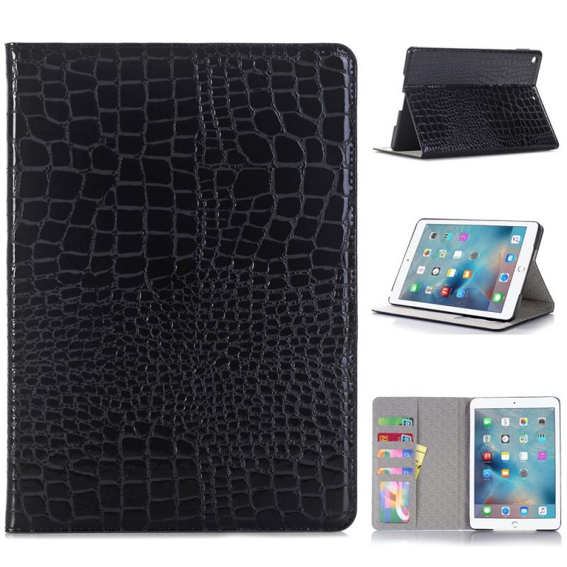 Etui iPad 10.2" (2019) (2020) Rød Krokodillehudstil