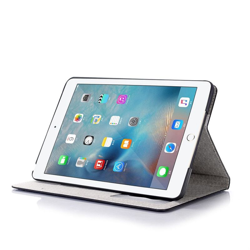 Etui iPad 10.2" (2019) (2020) Rød Krokodillehudstil