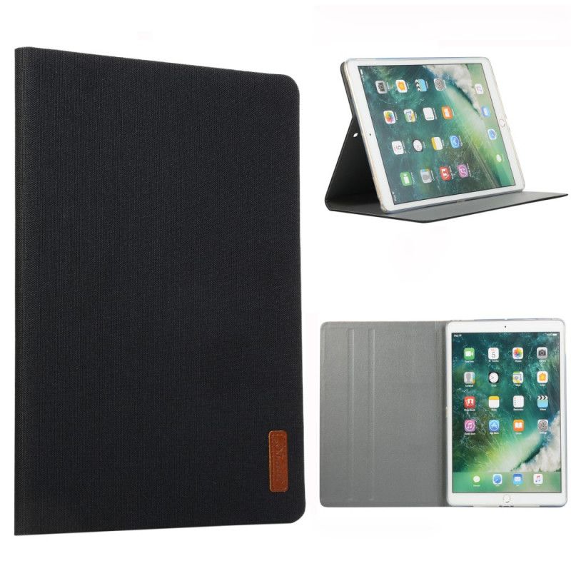 Etui iPad 10.2" (2019) (2020) Svart Stoffeffekt