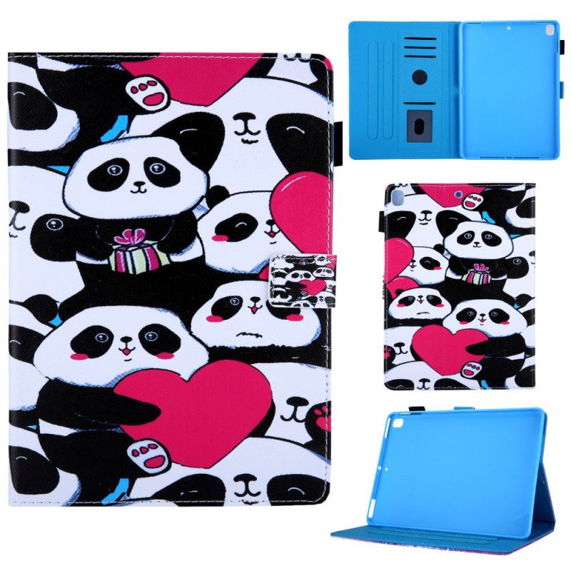 Folio Deksel for iPad 10.2" (2019) (2020) Flere Pandaer