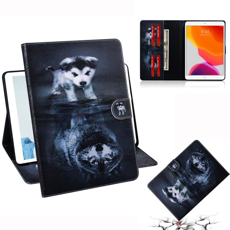 Folio Deksel for iPad 10.2" (2019) (2020) Liten Hund