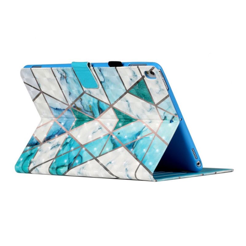 Folio Deksel for iPad 10.2" (2019) (2020) Lys Flekk Marmor