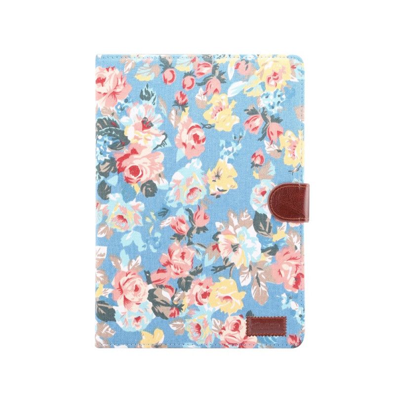 Folio Deksel for iPad 10.2" (2019) (2020) Svart Eleganse Frihetsblomster