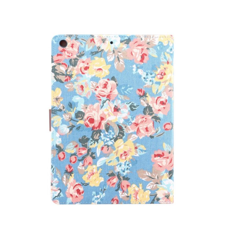 Folio Deksel for iPad 10.2" (2019) (2020) Svart Eleganse Frihetsblomster