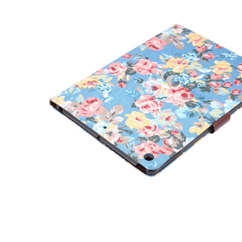 Folio Deksel for iPad 10.2" (2019) (2020) Svart Eleganse Frihetsblomster