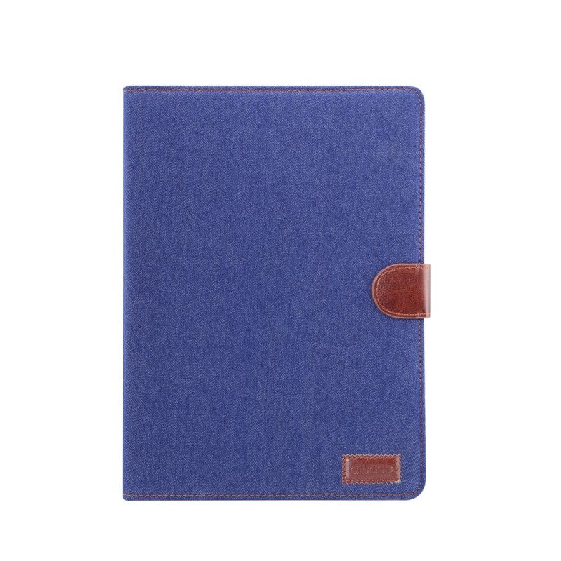 Folio Deksel for iPad 10.2" (2019) (2020) Svart Tofarget Jeans