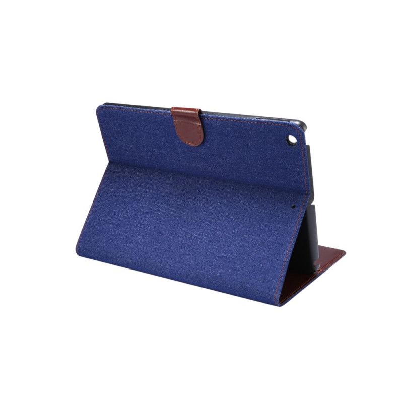 Folio Deksel for iPad 10.2" (2019) (2020) Svart Tofarget Jeans