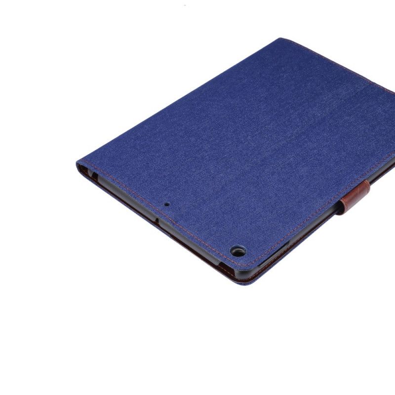 Folio Deksel for iPad 10.2" (2019) (2020) Svart Tofarget Jeans