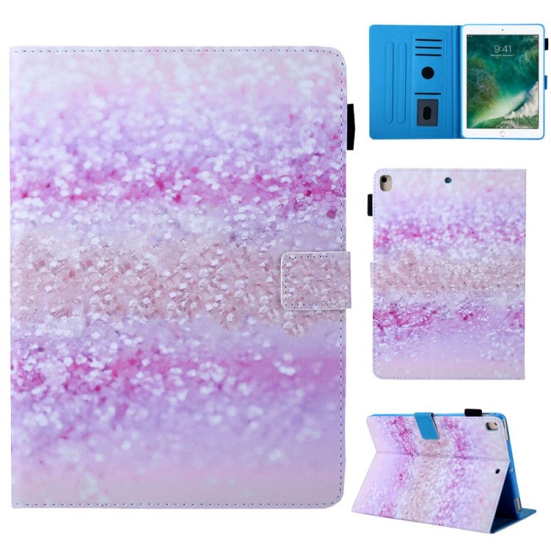 Folio Deksel iPad 10.2" (2019) (2020) Glitterdesign Anti-fall