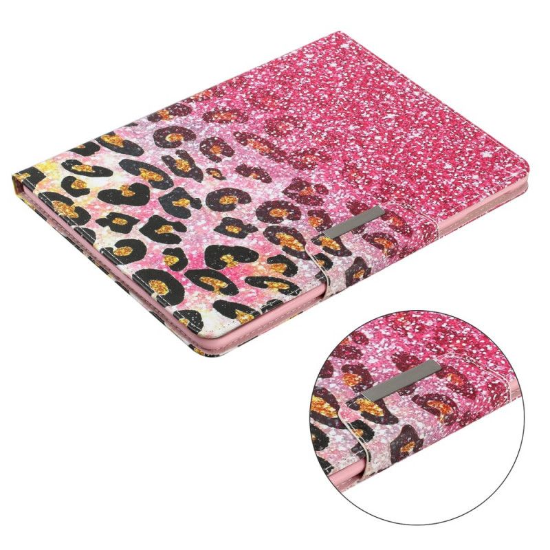 Folio Deksel iPad 10.2" (2019) (2020) Gull Ultra Glitter