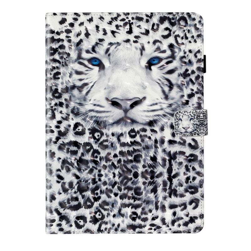 Folio Deksel iPad 10.2" (2019) (2020) Svart Leopardlysflekk Anti-fall