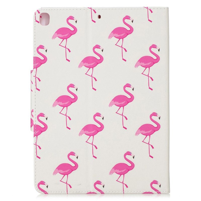 Lærdeksel Folio Deksel iPad 10.2" (2019) (2020) Flamingoer