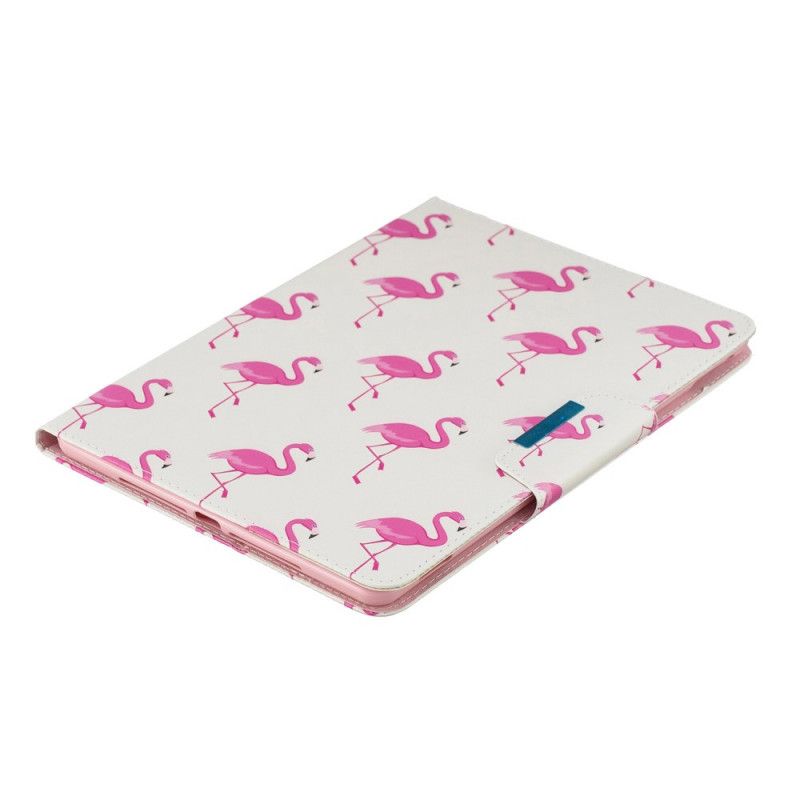 Lærdeksel Folio Deksel iPad 10.2" (2019) (2020) Flamingoer