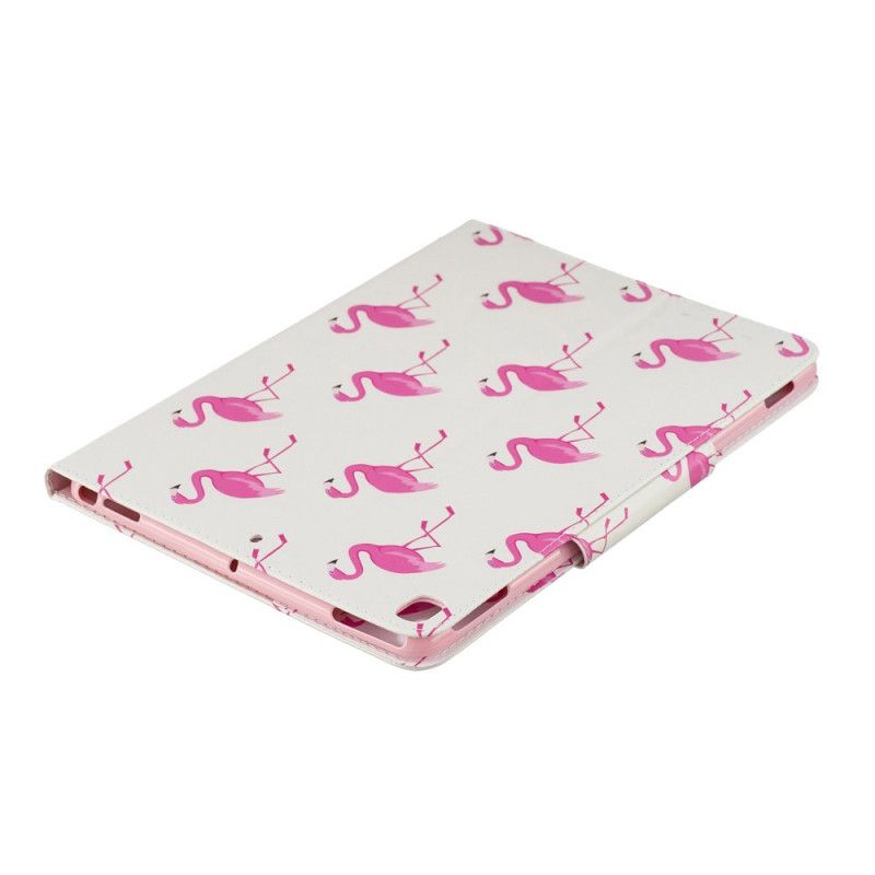 Lærdeksel Folio Deksel iPad 10.2" (2019) (2020) Flamingoer