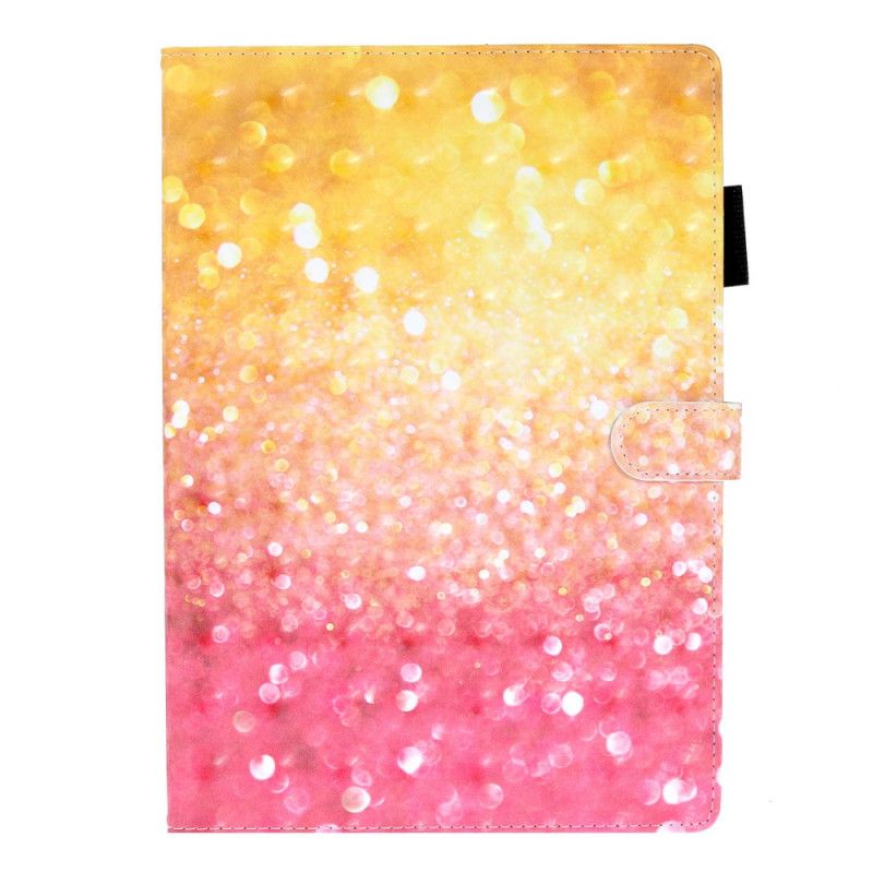 Lærdeksel Folio Deksel iPad 10.2" (2019) (2020) Gradientglitter