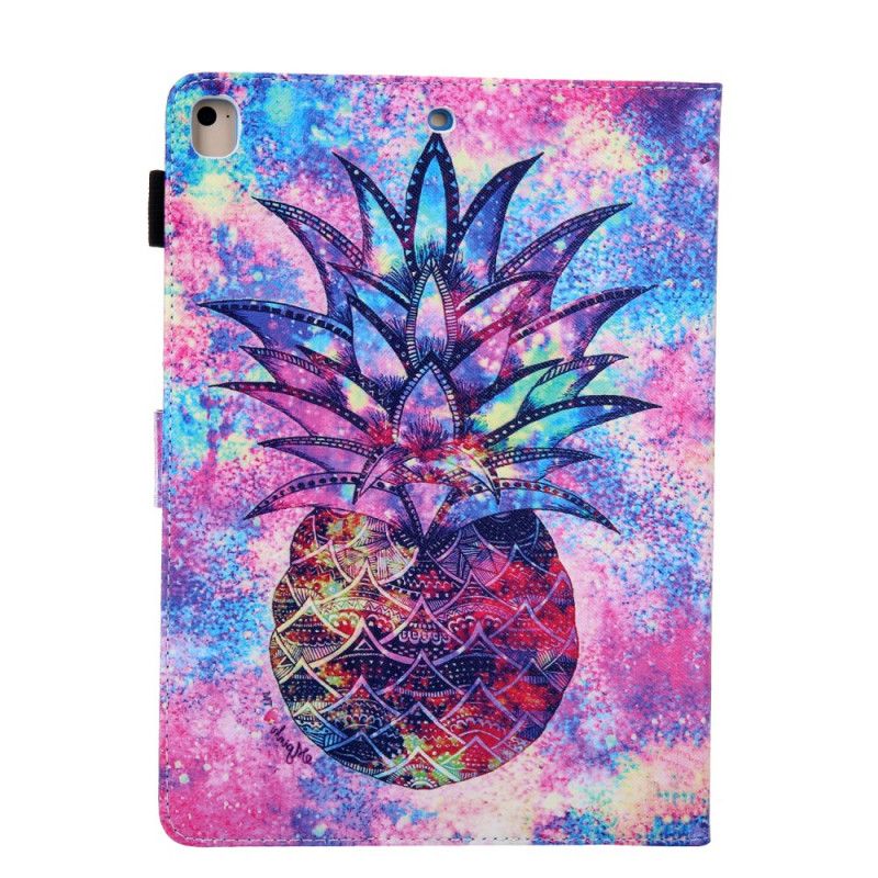 Lærdeksel Folio Deksel iPad 10.2" (2019) (2020) Mobildeksel Funky Ananas