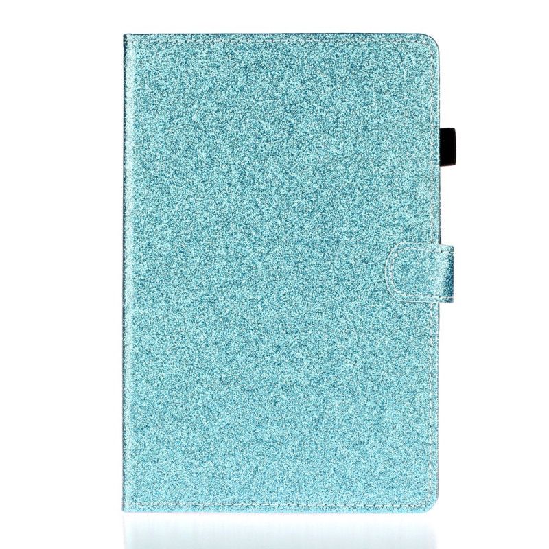 Lærdeksel Folio Deksel iPad 10.2" (2019) (2020) Svart Glitrende Glitter