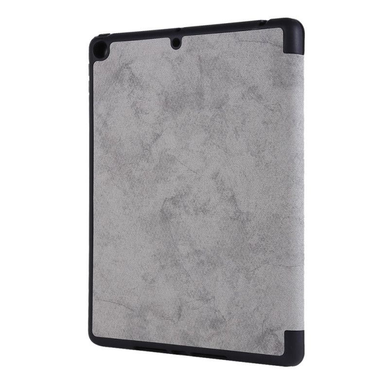 Smart Etui iPad 10.2" (2019) (2020) Svart Blyantholder I Skinneffekt