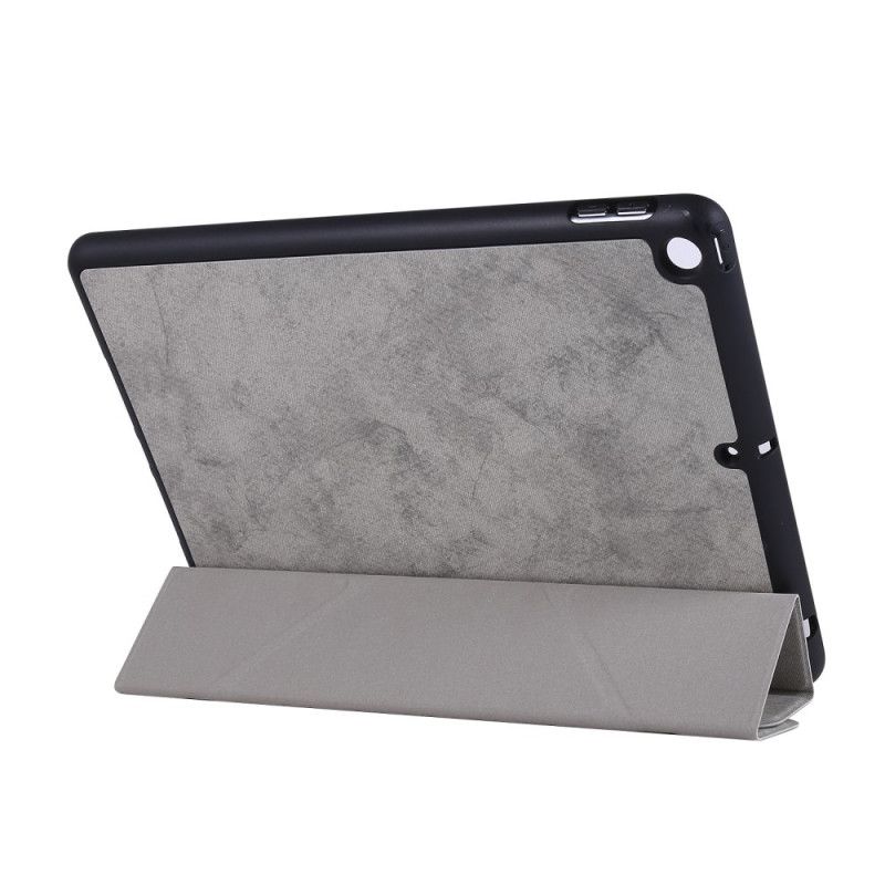 Smart Etui iPad 10.2" (2019) (2020) Svart Blyantholder I Skinneffekt