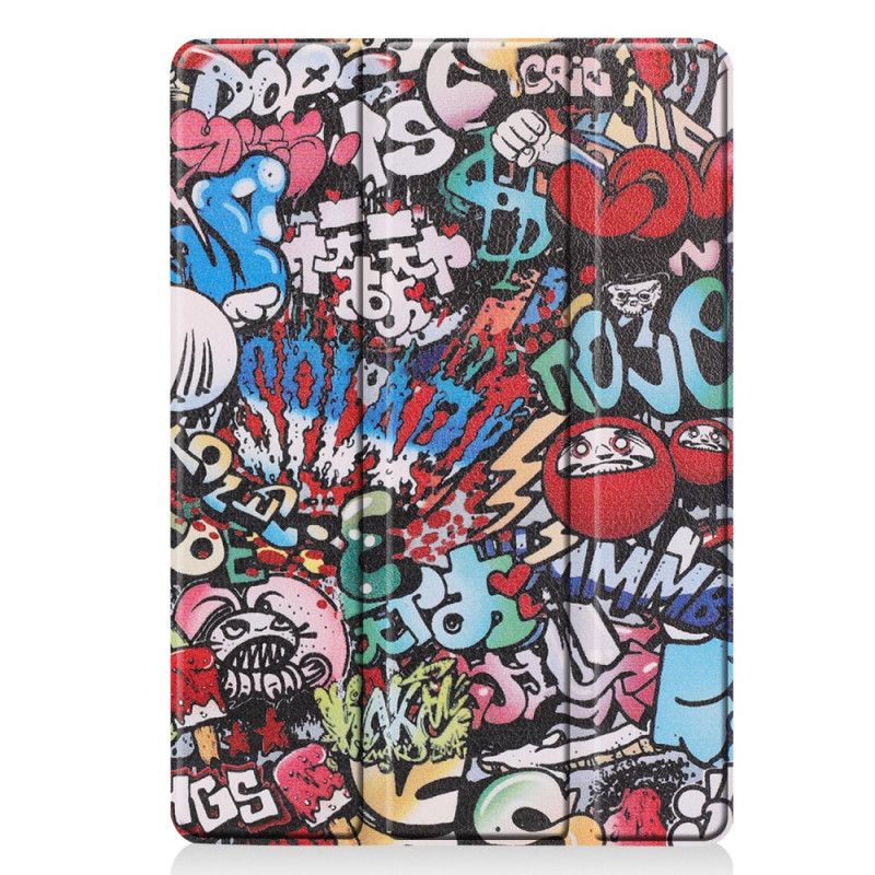 Smart Koffert iPad 10.2" (2019) (2020) Graffiti Kunstlær