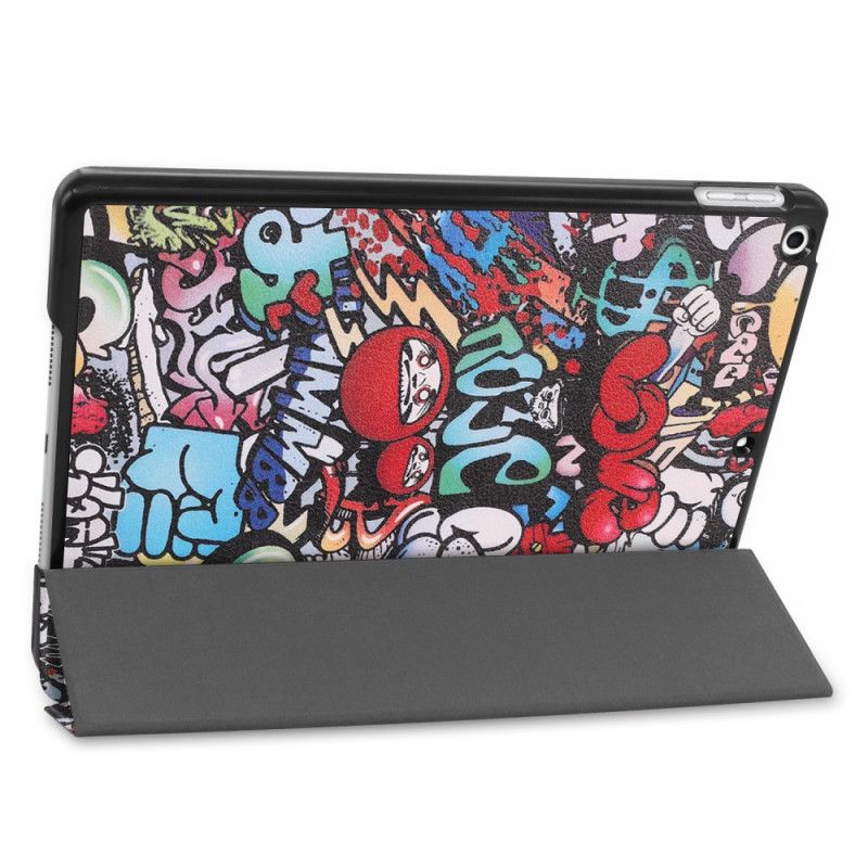 Smart Koffert iPad 10.2" (2019) (2020) Graffiti Kunstlær