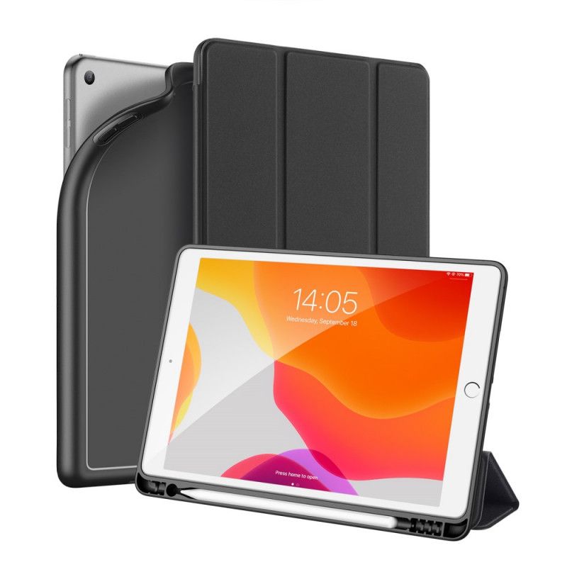 Smart Sak iPad 10.2" (2019) (2020) Svart Osom Serie Dux-Ducis