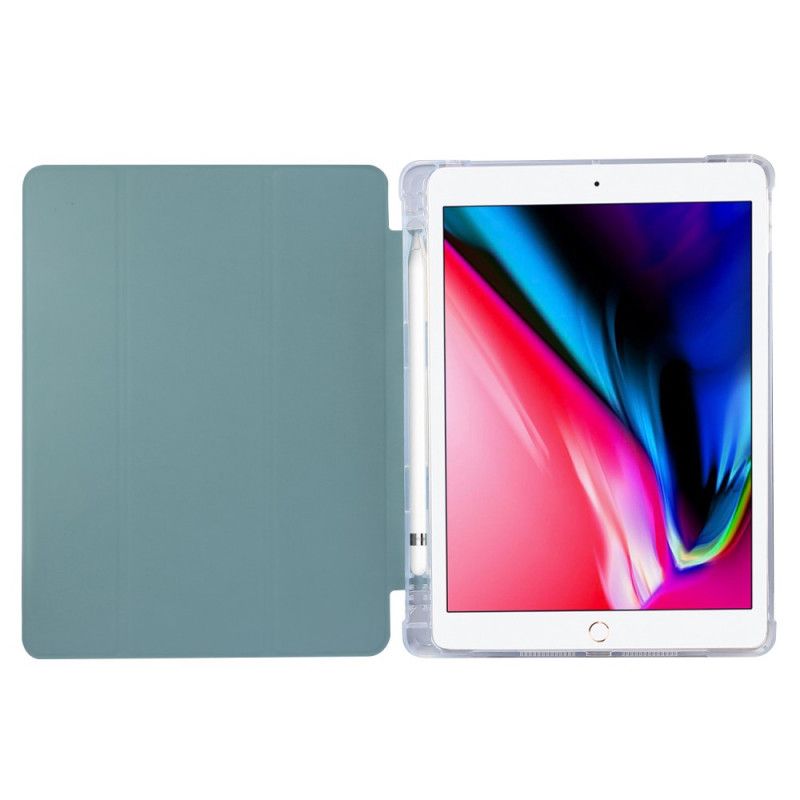 Smart Sak iPad 10.2" (2019) (2020) Svart Tre Flaps Hudfølelse