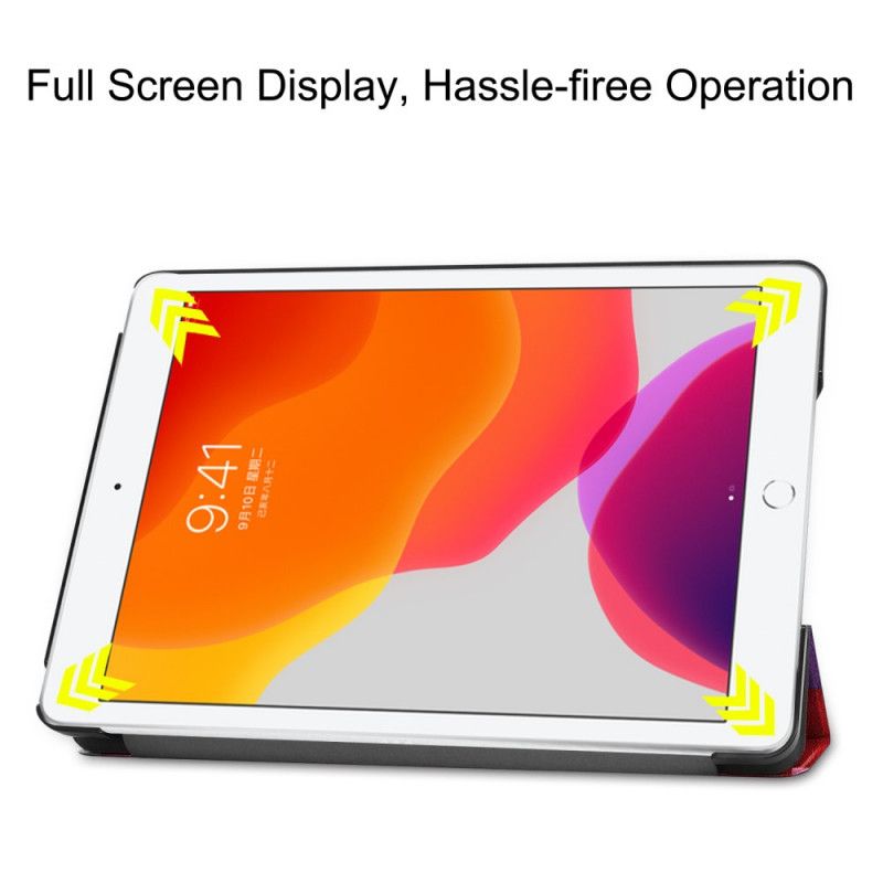 Smart Veske iPad 10.2" (2019) (2020) Kunstlær Harlekin