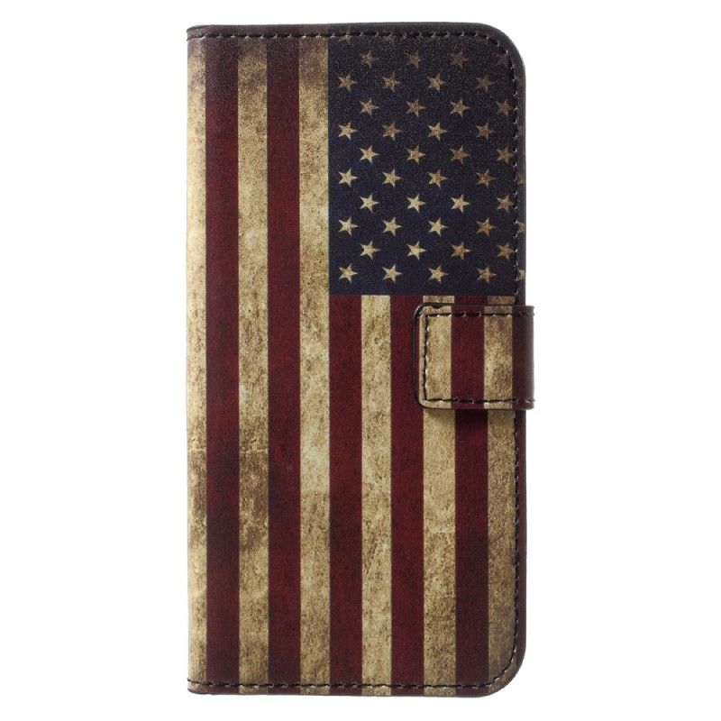 Folio Deksel Honor 9 Usa Flagg