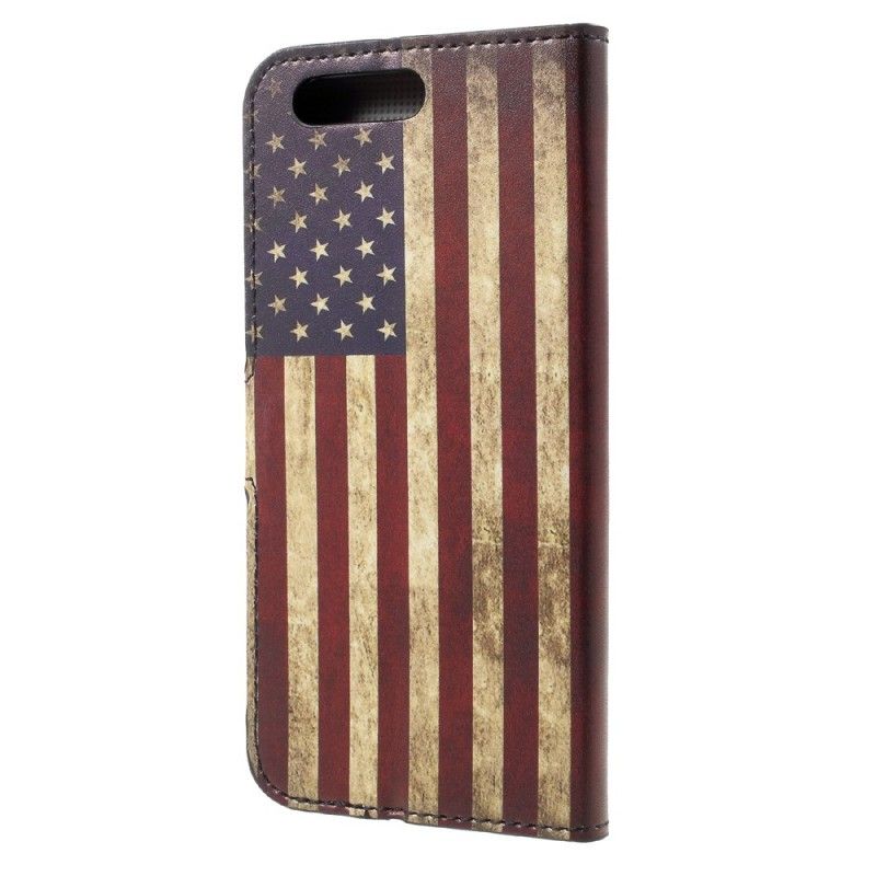 Folio Deksel Honor 9 Usa Flagg