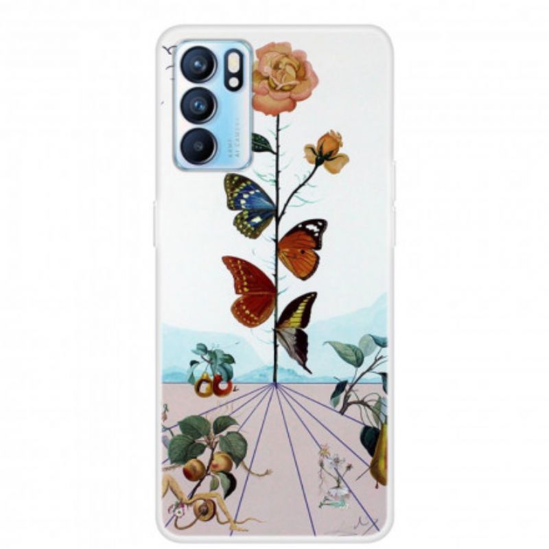 Deksel Oppo Reno 6 5g Butterflies Of Nature Beskyttelse Deksel