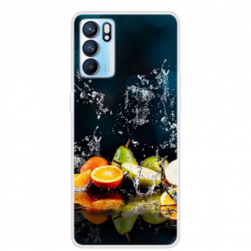 Deksel Oppo Reno 6 5g Citrus Splash Beskyttelse Deksel