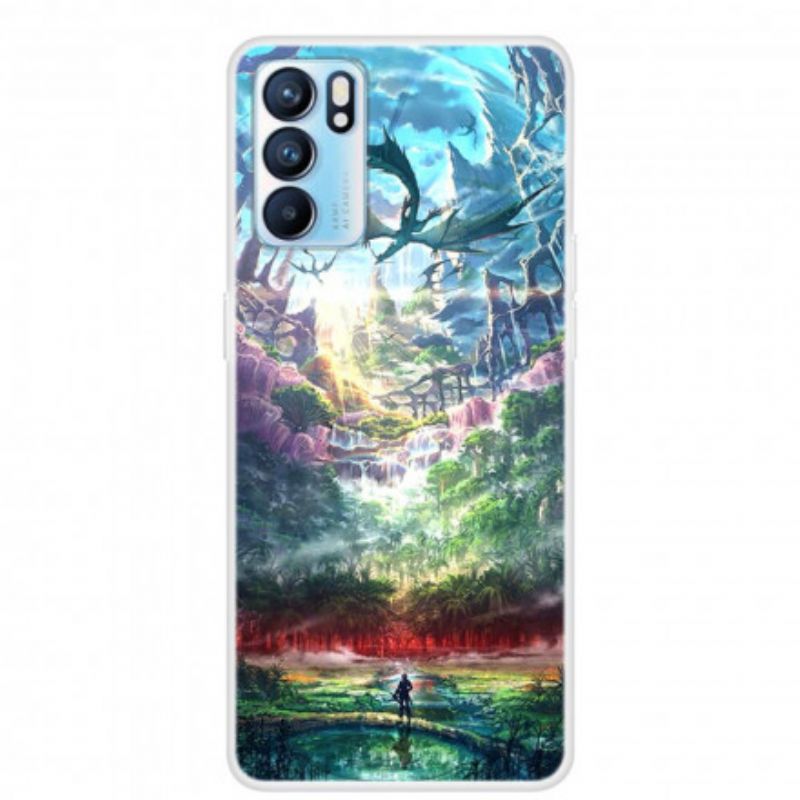 Deksel Oppo Reno 6 5g Dragon Beskyttelse Deksel