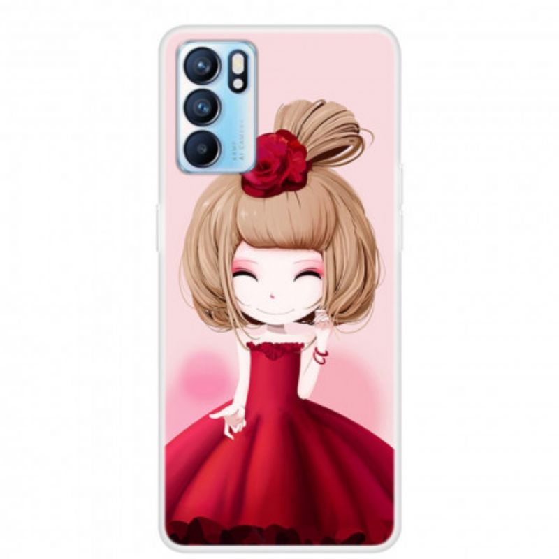 Deksel Oppo Reno 6 5g Manga Lady