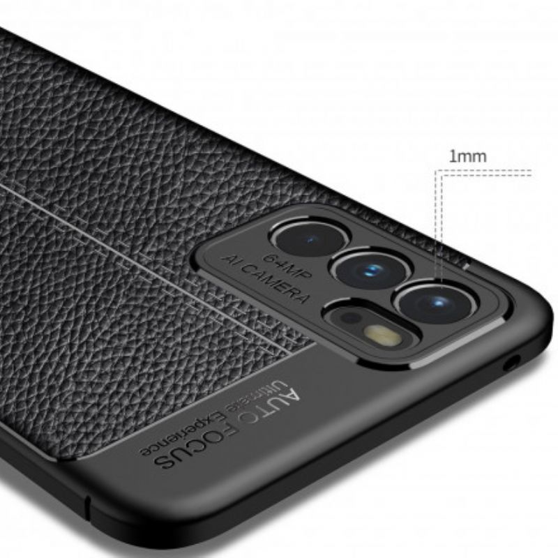 Deksel Til Oppo Reno 6 5g Litchi-skinneffekt