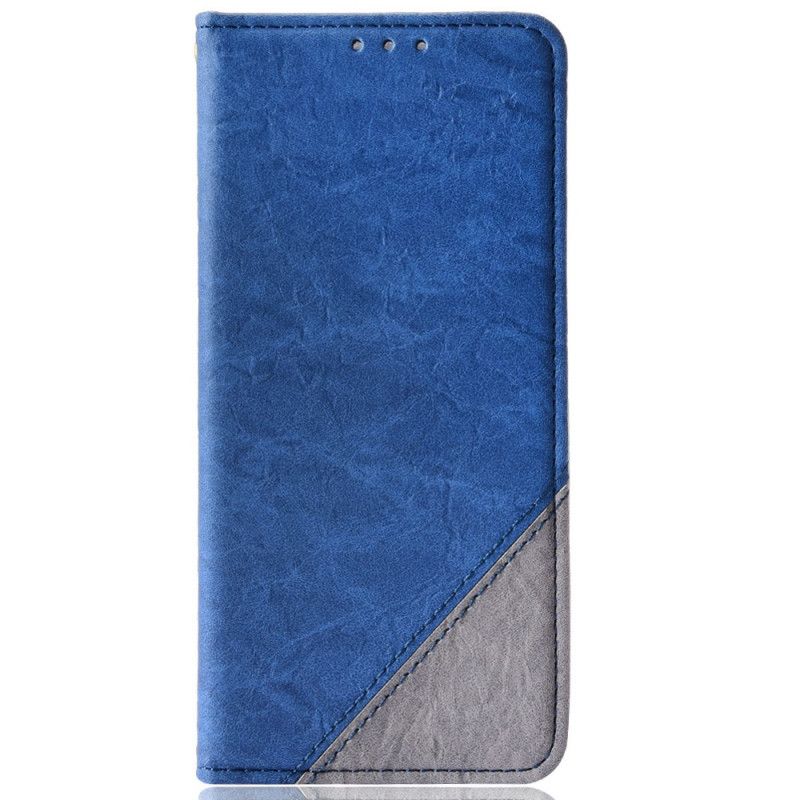 Folio Deksel Lær Oppo Reno 6 5g Mobildeksel Kunstskinn Bicolor Oblique