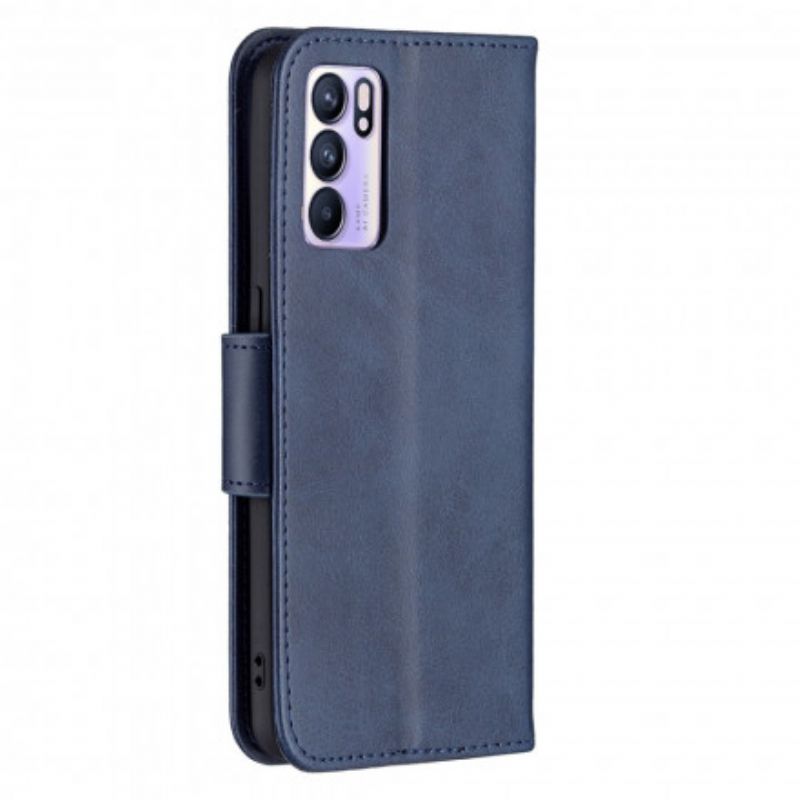 Folio Deksel Oppo Reno 6 5g Smooth Flap Oblique