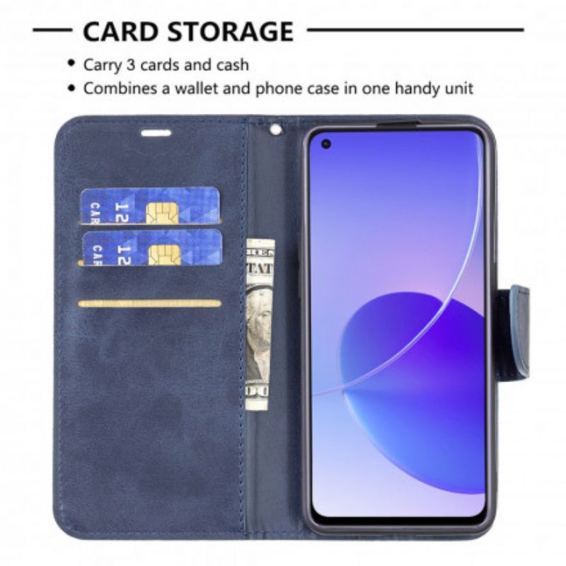 Folio Deksel Oppo Reno 6 5g Smooth Flap Oblique