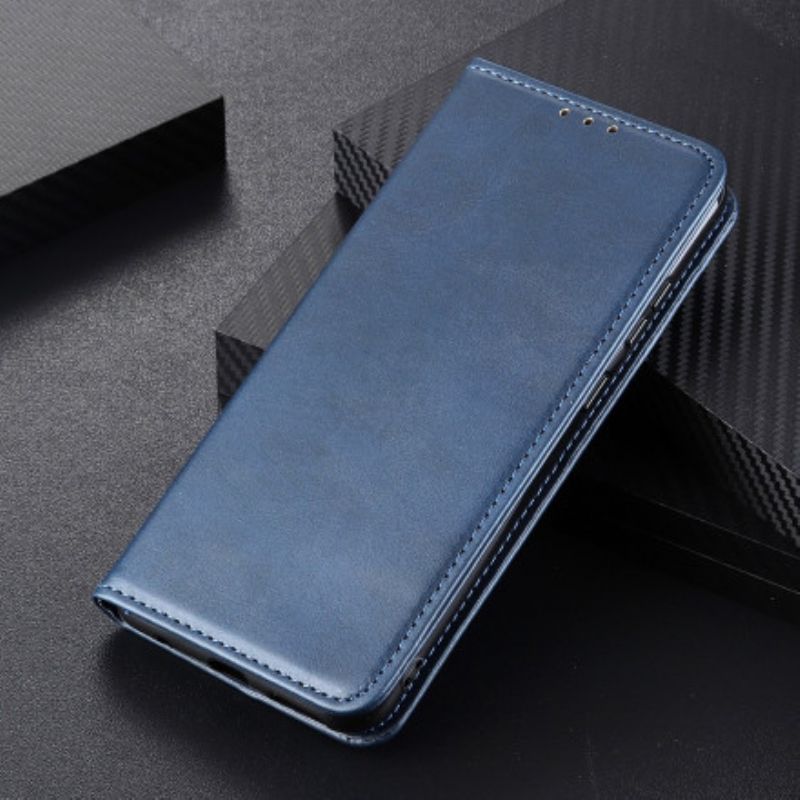 Folio Deksel Oppo Reno 6 5g Split Leather Elegance