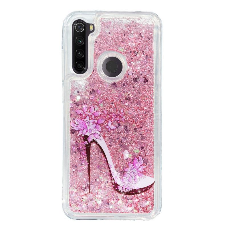 Deksel for Xiaomi Redmi Note 8T Glitterpumpe