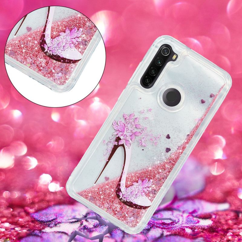 Deksel for Xiaomi Redmi Note 8T Glitterpumpe