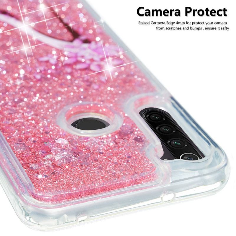 Deksel for Xiaomi Redmi Note 8T Glitterpumpe