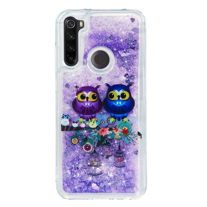 Deksel for Xiaomi Redmi Note 8T Glitterugler