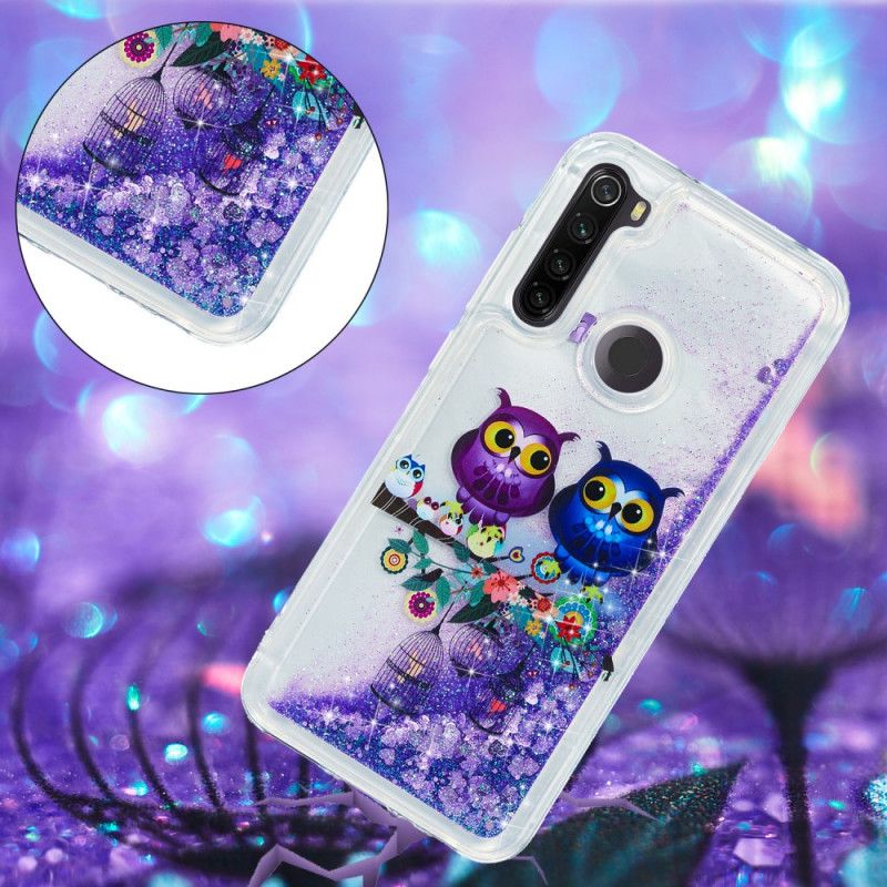 Deksel for Xiaomi Redmi Note 8T Glitterugler