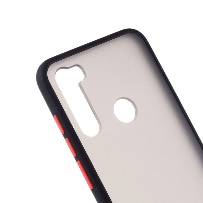 Deksel Xiaomi Redmi Note 8T Svart Mobildeksel Hybrid Silikonfelgdesign