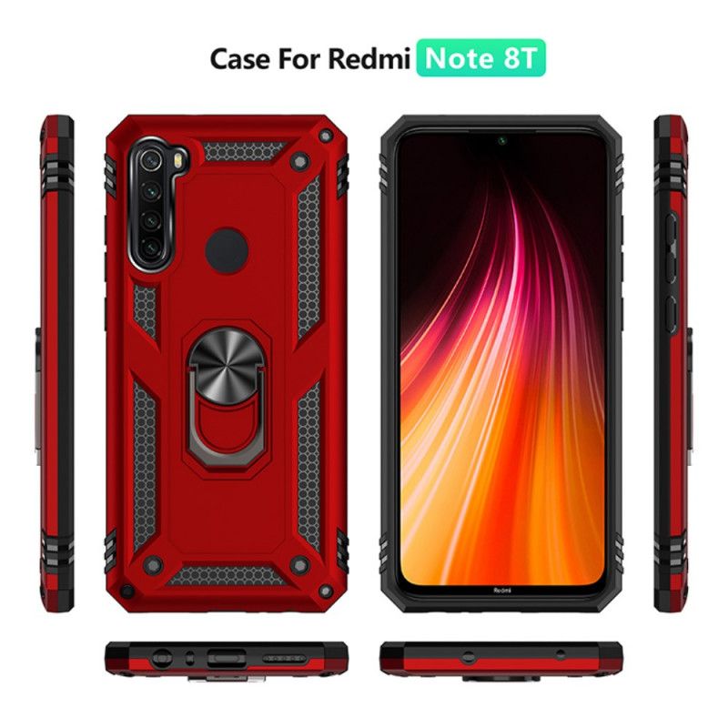 Deksel Xiaomi Redmi Note 8T Svart Premium Ring Beskyttelse