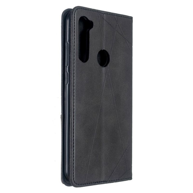 Folio Deksel for Xiaomi Redmi Note 8T Svart Artiststil