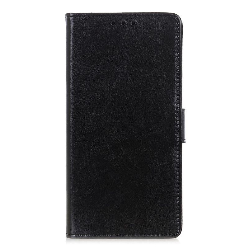 Folio Deksel for Xiaomi Redmi Note 8T Svart Enkel Skinnende Skinneffekt