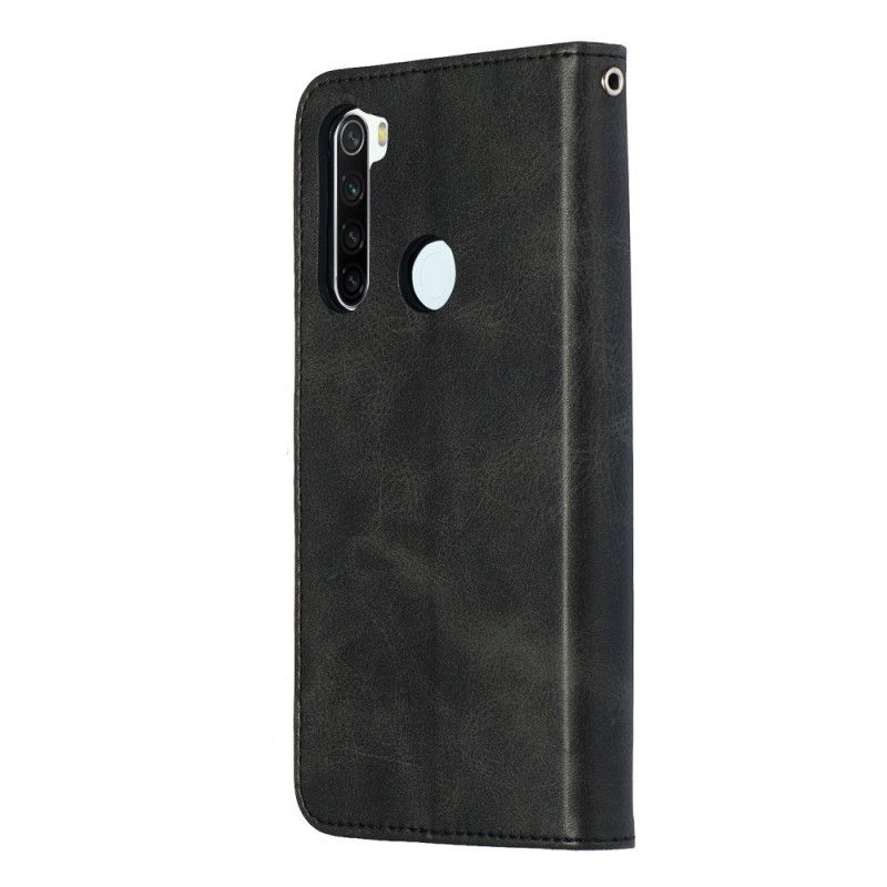 Folio Deksel for Xiaomi Redmi Note 8T Svart Vintagepung